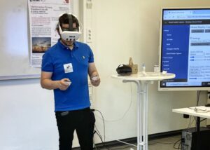 X-Visual zeigt die virtuelle Anlagenplanung Visio3D und das MR4B Projekt MR4SO mit der TU Berlin zur Langen Nacht der Wissenschaften 2025