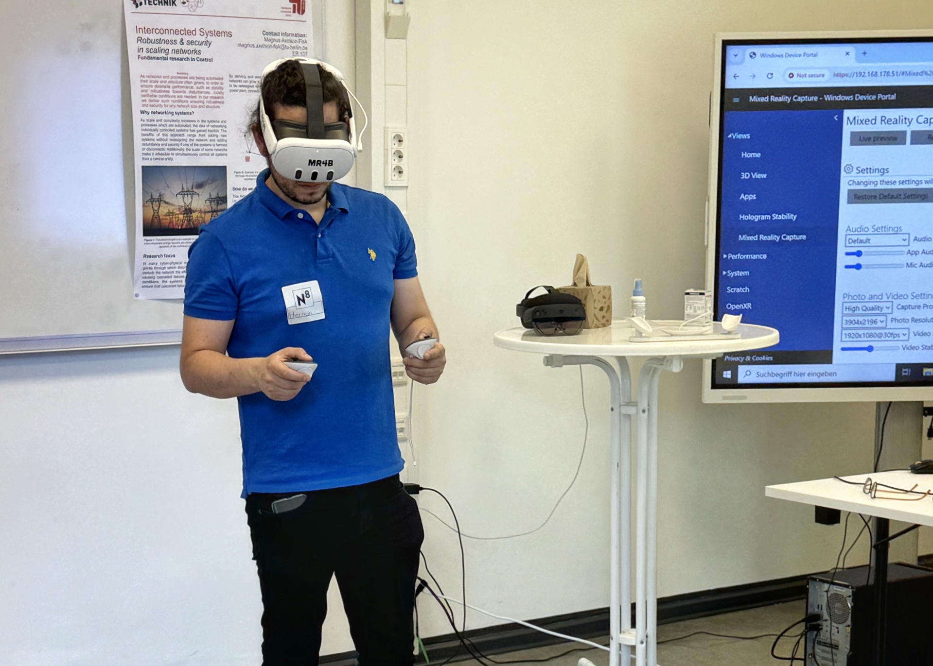 X-Visual zeigt die virtuelle Anlagenplanung Visio3D und das MR4B Projekt MR4SO mit der TU Berlin zur Langen Nacht der Wissenschaften 2025